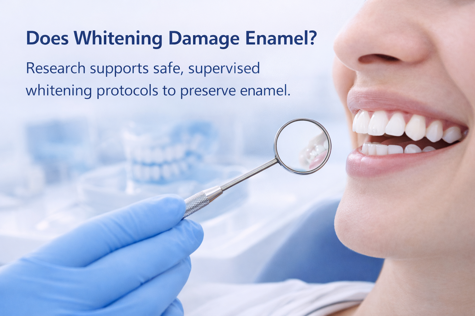 Does Whitening Damage Enamel